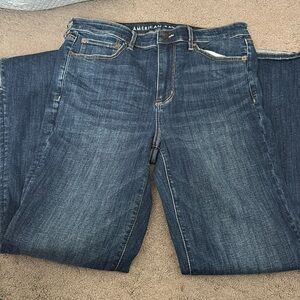 Hollister blue flare jeans.